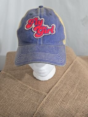 Legacy Blue and Red Fly Girl Trucker Hat